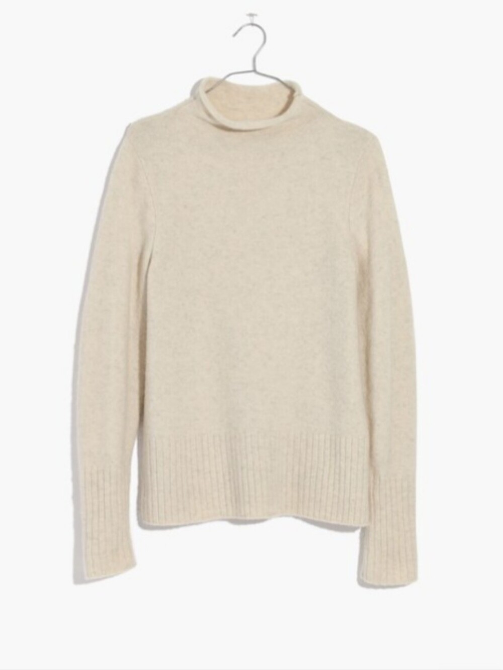 Madewell Inland Turtleneck Sweater in Coziest Yarn, Wool, Alpaca.